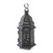Gallery of Light Home Decorative Black Iron Moroccan Candle Lantern - 10.5 inches